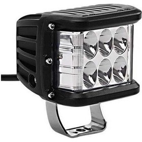 Resim Pazly 45w Led Üç Yönlü Arac Yol Lambası, Beyaz+sol-sag Sarı, Dayanıklı Kompakt Off-road Avcı İçin 