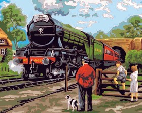 Resim Sayılarla Boyama Seti - Son Durak - 80x100 