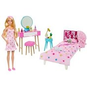 Resim Barbie'nin Yatak Odası Oyun Seti HPT55 