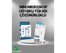 Resim Abs Gövdeli Öğrenci ve Hobi Mikroskobu - Mavi Renk Midastech 
