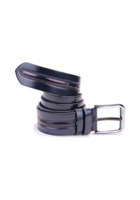 Resim Dagoster DMK26-457 Lacivert 4.5 CM Suni Deri Erkek Kemer Lacivert 