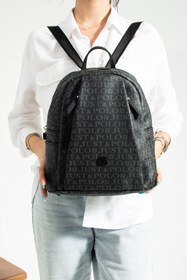 Resim Just Polo 9 Bölmeli Büyük Boy Yeni Sezon Kadın Sırt Çantası 28x33cm PBU4040 