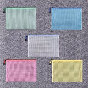 Resim 5 adet - A4/A3 boyutunda kategori, çok renkli dosya klasörü, şeffaf PVC malzeme, standart boyutta, dosyalar ve çeşitli eşyaların saklanması için uygun, okul ofis depolama ve organizasyonu 