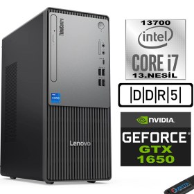 Resim Lenovo Thinkcentre Neo 50T Gen5 Intel Core I7 13700 32GB Ddr5 4tb SSD Freedos Nvidia GTX1650 165012UB000LTRF15+ZETTA Flash Bellek 