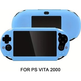 Resim Cloud011 Mavi Ps Vita 2000 Slim Silikon Kılıf Hafif Esnek Tutuş Vr2 Uyumlu 