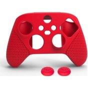 Resim Xbox Series S/x Kollara Uyumlu Silikon Kılıf Ve 2 Analog Koruyucu Set 