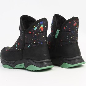 Resim Benetton ® | BN-50046 - 3256 Siyah Yesil -Çocuk Bot 