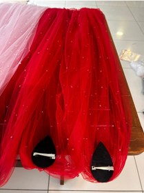 Resim bbays new trend Boncuklu Duvak,Kına Duvak Gelin Duvağı,gelinlik Aksesuarı Nikah ,incili Gelin Duvak 1,5 Mt Tokalı 
