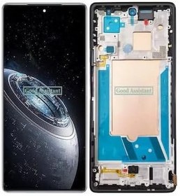 Resim infinix GT 20 Pro Uyumlu Lcd Ekran Dokunmatik Full Çıtalı Silver Gümüş 