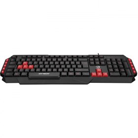 Resim Hytech HYK-46 GAMY Siyah USB Kırmızı Tuşlu Q Gaming Oyuncu Klavyesi 