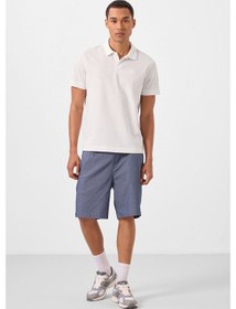 Resim Tommylife Kot Lacivert Standart Fit Dokuma Hafif Esnek Chino Erkek Şort - 81292 Kot Laci 