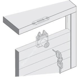 Resim Gürçay Sürgülü Çekmece Kapak Kilidi 