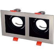 Resim Cata Gu10 Duy Girişli Satin - Siyah Kare Sıva Altı Dekoratif Kaide (CT - 5226) 