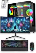 Resim IZOLY e-Vix Dryad i5-12400F 16GB 256GB M.2 NVMe 6800 XT GDDR6 16GB 24" Oyuncu Masaüstü Bilgisayarı 