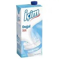 Resim İçim Yarım Yağlı Süt 1 L x 12 Adet 