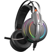 Resim Rampage RM-K6 STARK PLUS USB 7.1 Double RGB Efektli Metalik Gri Surround Gaming Oyuncu Mikrofonlu Kulaklık Rampage RM-K6 STARK PLUS USB 7.1 Double RGB Efektli Metalik Gri Surround Gaming Oyuncu Mikrofonlu Ku...