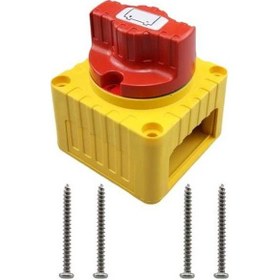 Resim Wondernest Cp-4342 Yat Rv Tek Devreli Yüksek Akım Kapatma Anahtarı Sarı Düğme Sarı 
