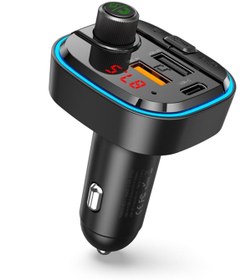 Resim Xo -BCC11 Multi-Functional USB+USB+C+SD Uyumlu Kart Girişli Transmitter Bluetooth MP3 Çalar 