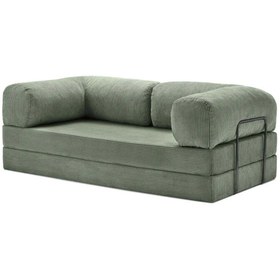 Resim Dekoport Tiny 80x160 Kanepe Oyun Koltuğu Sinema Koltuğu Yatak Olabilen Fitilli Kadife (Oturum 36 cm) 