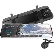 Resim Twogo Go-900f Dokumatik Ekran 10 Inç Hd Ayna Monitör Geri Görüş Kamerası Profesyonel 32gb Kart 