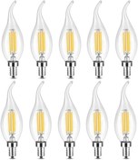 Resim Edison Kıvrık Uçlu Buji Ampül E-14 Duy ( Ince Duy ) Avize Ampülü Dış Mekan Kullanımına Uygun 