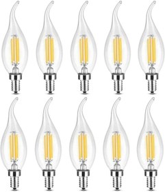 Resim Edison Kıvrık Uçlu Buji Ampül E-14 Duy ( Ince Duy ) Avize Ampülü Dış Mekan Kullanımına Uygun 