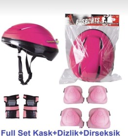 Resim Toprock Store Toprockstore Çocuk Kask Paten Kaykay Bisiklet Koruyucu Set 