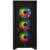 Resim Corsair Icue 4000x RGB RM850E 850 W 80+ 3xSP120 RGB Elite Fanlı Mid-Tower Siyah Gaming Bilgisayar Kasası Corsair