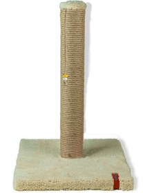 Resim PUGALO 52cm Lüx Tırmalama Tahtası Catnipli Jüt Tırmalama Krem Minder Yüzey 