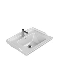 Resim Turkuaz Seramik Kapadokya Etajerli Lavabo 80 x 48 CM 