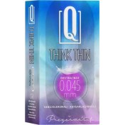Resim Q THIK THIN Vanilya Aromalı Prezervatif - 0,045mm Ekstra İnce 