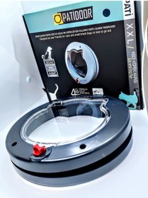 Resim Patidoor Yuvarlak Kedi Kapısı 24.5 x 24.5 CM 