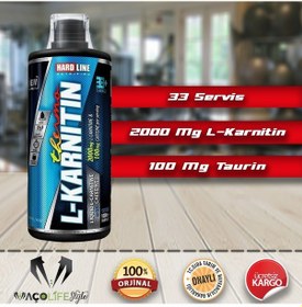 Resim Hardline Thermo L-Karnitin Sıvı 1000 Ml Termojenik Etki Terleme (349193895) 