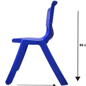Resim 1.Kalite Kırılmaz Çocuk Sandalyesi – Kreş ve Anaokulu Sandalyesi Mavi 6 Adet 