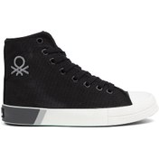 Resim Benetton Bn-70015 - 3374 Siyah Beyaz - Kadın Spor Ayakkabı 001 