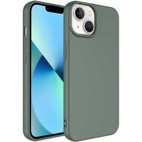 Resim SAFA iPhone 14 Plus Uyumlu Zore Mara Lansman Kılıf-Koyu Yeşil 
