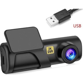 Resim Arabalar Ön 170 Geniş Açı Gece Için Dash Kamera Wifi Fhd 2k Mini Dash Kamera Usb İnterface 64g Card 