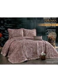 Resim Güzide Çift Kişilik Yatak Örtüsü Havana Gül Kurusu Diğer 