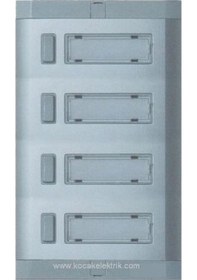 Resim 4Lü Alüminyum Zil Butonu N11.3311 