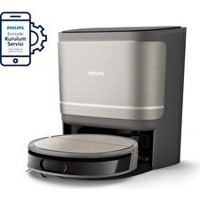 Resim Philips HomeRun 9000 Serisi XU9100/10 Çöp İstasyonlu Akıllı Robot Süpürge 