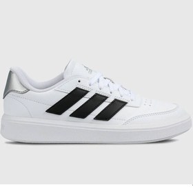 Resim adidas IF6493 Adidas COURTBLOCK Kadın Spor Ayakkabı FTWWHT/CBLACK/SILVMT 