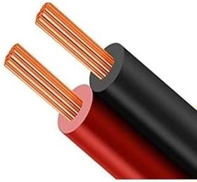 Resim KG GROUP Kablo 2 X 0,75 Mm Bitişik Yassı Kordon Hoparlör Kablosu Siyah 10metre,Siyah 