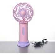 Resim idolavm Pembe Taşınabilir Şarjlı Mini El Vantilatörü Fan Küçük 
