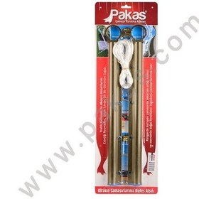 Resim Pakas Pks-01-I Balkon Çamaşır Kurutma Askısı Yuvarlak Inox Gümüş 