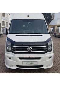 Resim Volkswagen Crafter Ön Kaput Koruma Rüzgarlığı 3Mm Akrilik Abs 