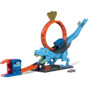 Resim Hot Wheels HKX42 Dinozor ile Mücadele Oyun Seti 
