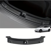 Resim For Tesla Model Y Juniper 2025 Arka Tampon Koruyucu, Bagaj Tampon Kapağı, Kapı Basamak Koruyucu, Model Y Juniper 2025 Aksesuarları İçin Uygun TPE Malzeme Siyah 