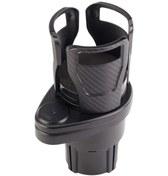 Resim Maiyame Kohlenstofffaser Auto Getränkehalter: Erweiterbar, Rutschfest, Schockabsorbierend, Waschbar, Stabil Für Verschiedene Behältergrößen Schwarz 