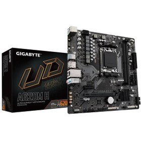 Resim Gigabyte A620M H AMD A620 Soket AM5 DDR5 6400(OC)MHz mATX Gaming (Oyuncu) Anakart 