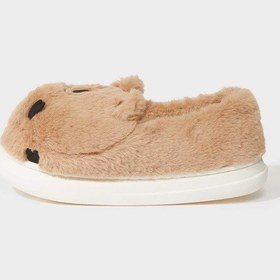 Resim Defacto Kadın Düz Taban Panduf F1600ax25wnbn85 Kahve-bn85 